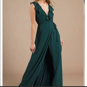 Tobi/Lulu’s Perfect Bridesmaid or Fun Event Dress color FOREST GREEN